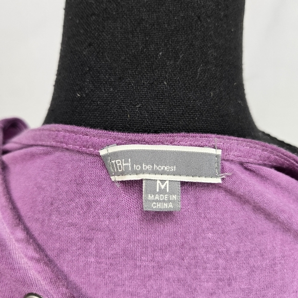 TBH To Be Honest Sleevless Mini Dress Purple Size MEDIUM - Picture 7 of 9